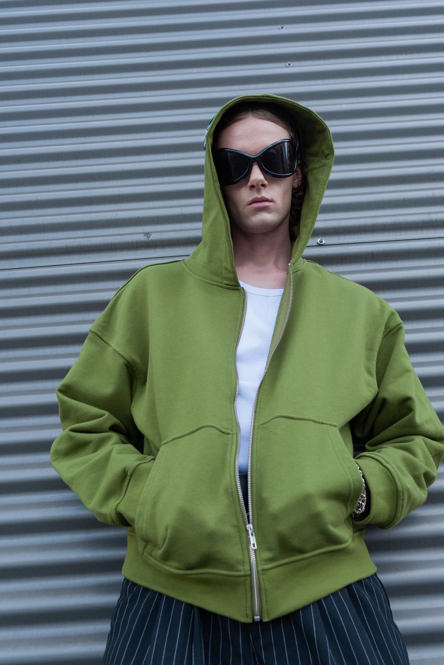 Hooded Zip Sweatshirt