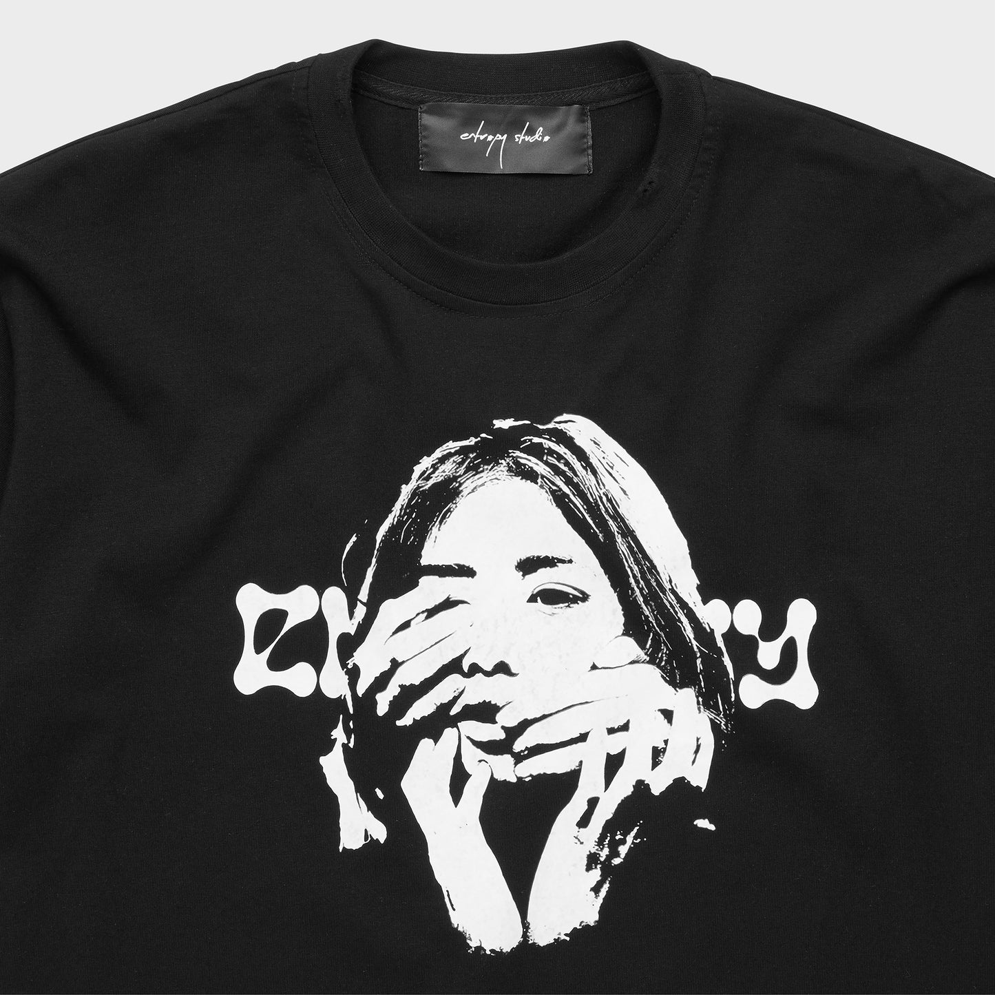 Print Distressed T-Shirt